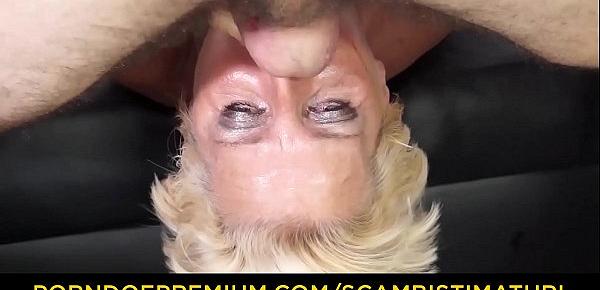  SCAMBISTI MATURI - Older blonde banged in pussy and ass